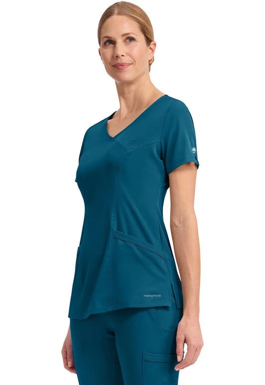 Healing Hands Camisa Dama 2525 - Azul Caribe