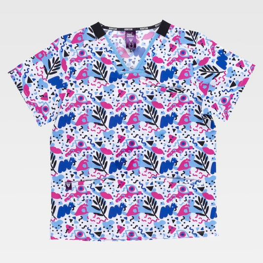 WORKTEAM B9852 CAMISA ESTAMPADA UNISEX