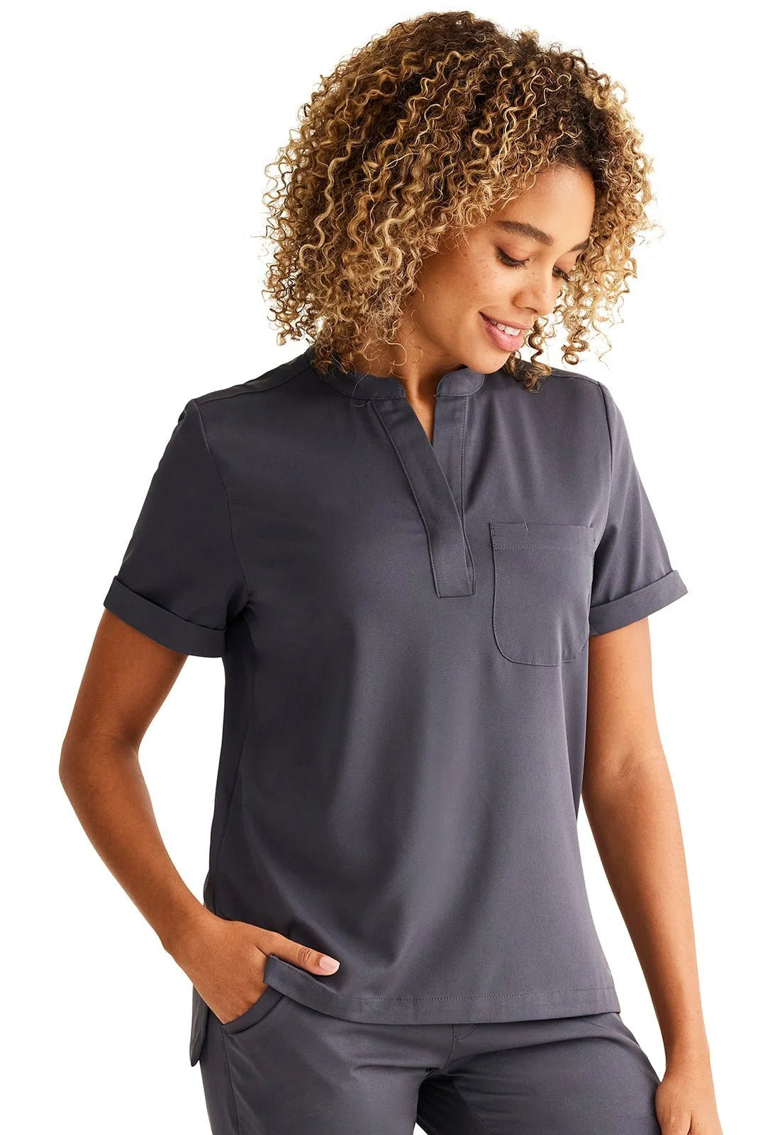 Healing Hands Camisa Dama HH650 - Gris