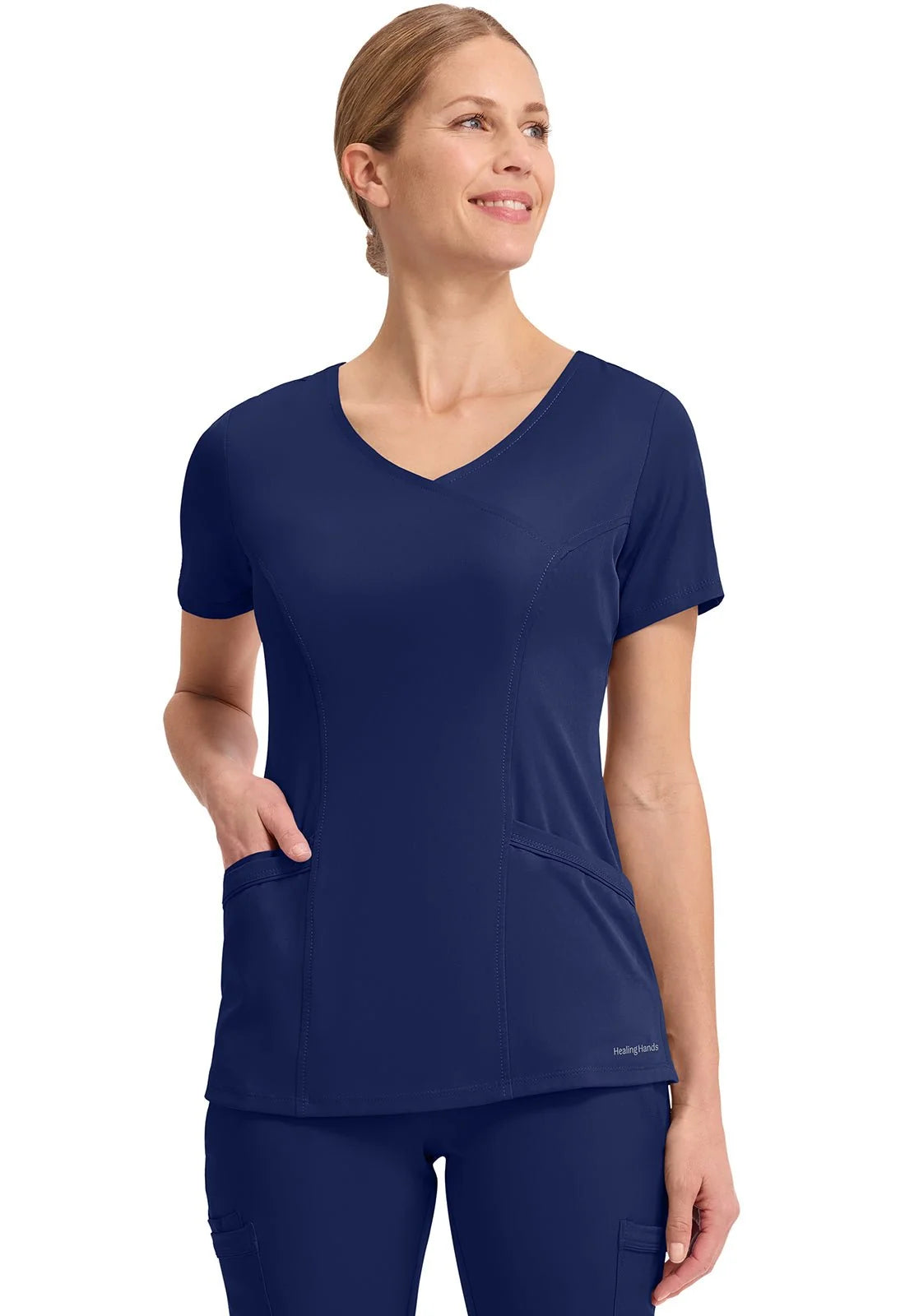 Healing Hands Camisa Dama 2525 - Azul Marino