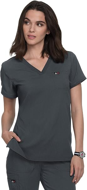 KOI Lite Camisa Dama 1041 - Charcoal