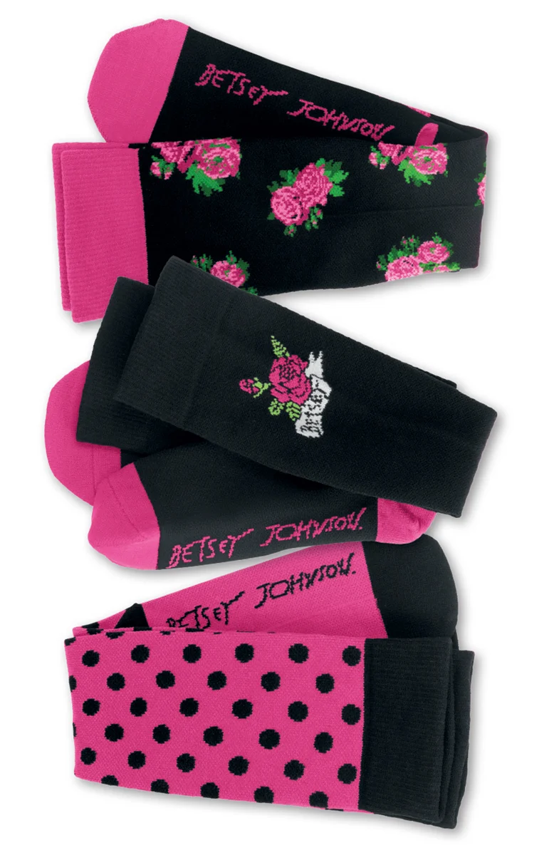 KOI Medias de Compresion 15-20 - Betsey Johnson Rosas y Lunares