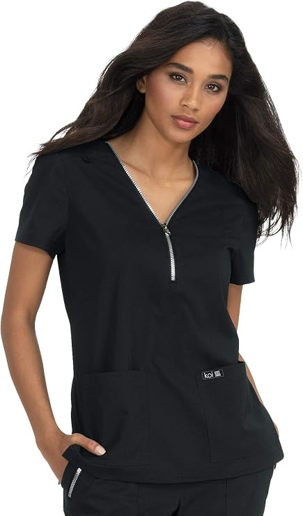 KOI Basics Camisa Dama 398 - Negro