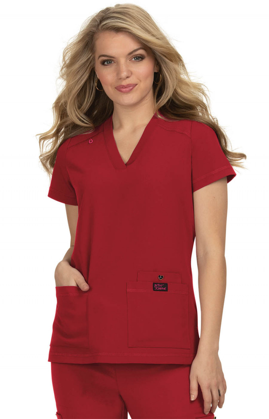 KOI Betsey Johnson Camisa Dama - Rojo